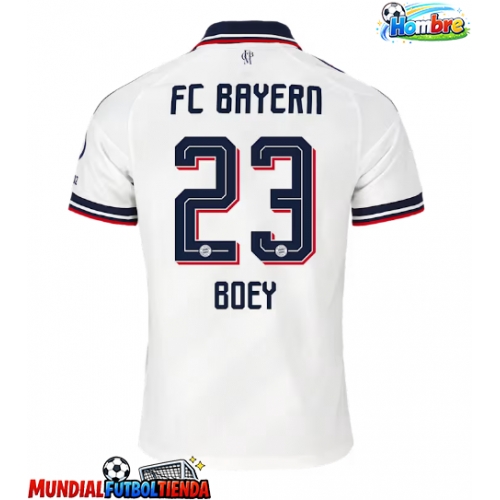 Camiseta Bayern Munich Sacha Boey #23 Segunda Equipación Replica 2026-27 mangas cortas